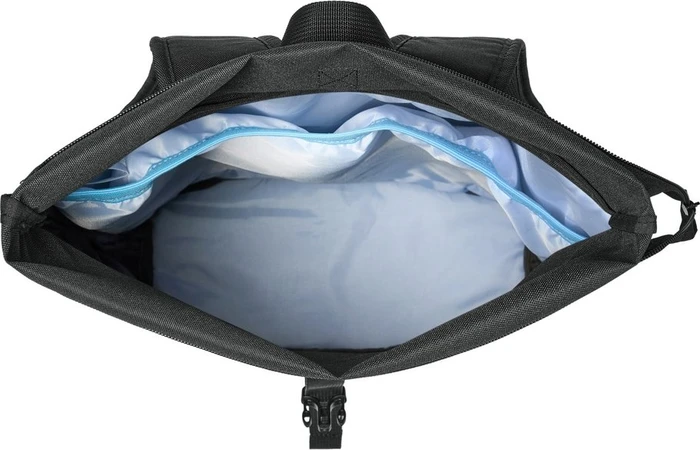 RivaCase Gremio 5567 Eco 15L Rolltop Rucksack, schwarz