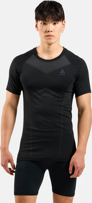 Odlo Performance Light Funktionsshirt kurzarm black/odlo graphite grey (Herren)