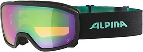 Alpina Scarabeo Q-Lite black-turquoise matt/mirror green (Junior)