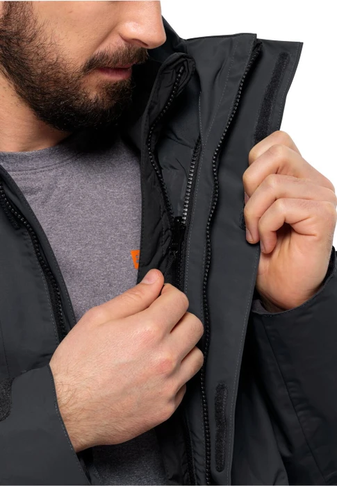 Jack Wolfskin Romberg 3in1 Funktionsjacke phantom (Herren)
