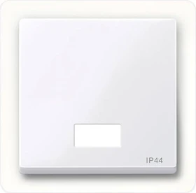 Merten System M Wippe Symbolfenster IP44 Thermoplast brillant, aktivweiß