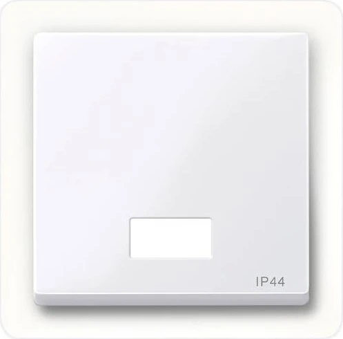 Merten System M Wippe Symbolfenster IP44 Thermoplast brillant, aktivweiß