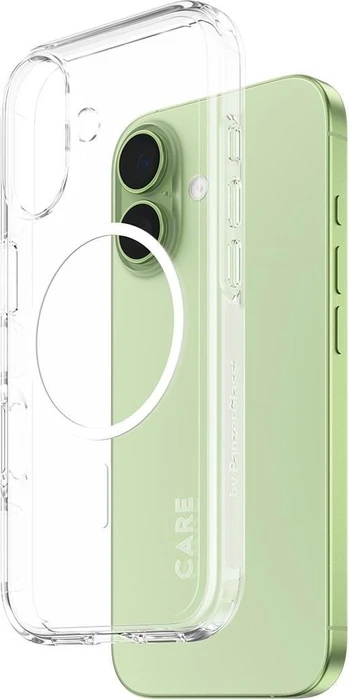 PanzerGlass Care Flagship Case Transparent Urban Explorer w. White MagSafe für Apple iPhone 17