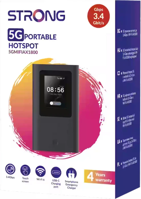 Strong Tragbarer Hotspot 1800, 5G, AX1800