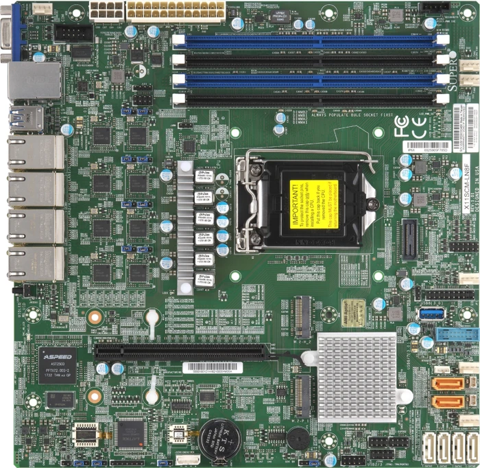 Supermicro X11SCM-LN8F, retail (Intel 1151 v2)