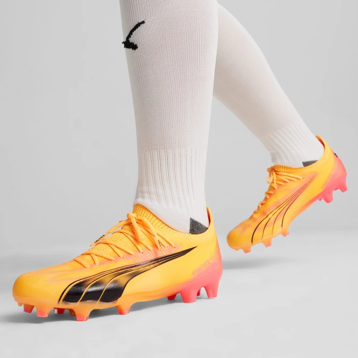Puma Ultra Ultimate FG/AG sun stream/puma black/sunset glow (Damen)