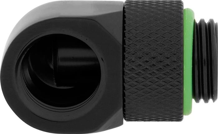 Corsair Hydro X Series XF Hardline, Winkeladapter 90° G1/4", schwarz, 2er-Pack