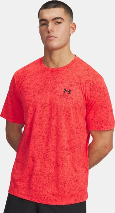 Under Armour Tech Funktionsshirt kurzarm racer red/black (Herren)