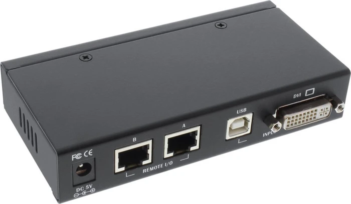 InLine DVI/USB/Audio KVM Extender, Verlängerung über UTP, bis 50m