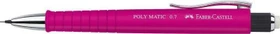 Faber-Castell Poly Matic Druckbleistift B 0.7mm graphit, rosa, Radierer