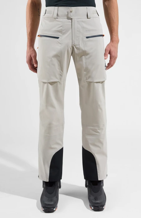 Odlo X-Alp 3L Hardshell Skihose lang silver cloud (Herren)