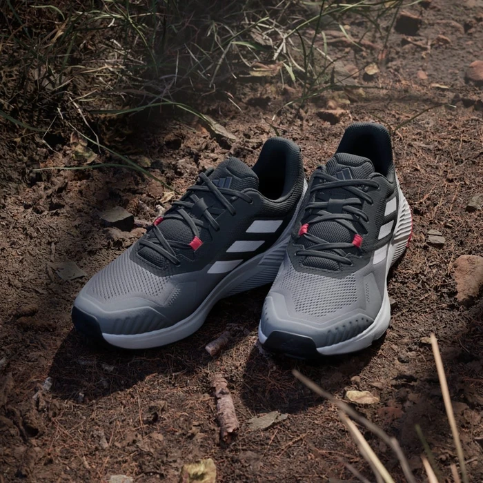 adidas Terrex Soulstride grey four/dash grey/pure ruby (Herren)