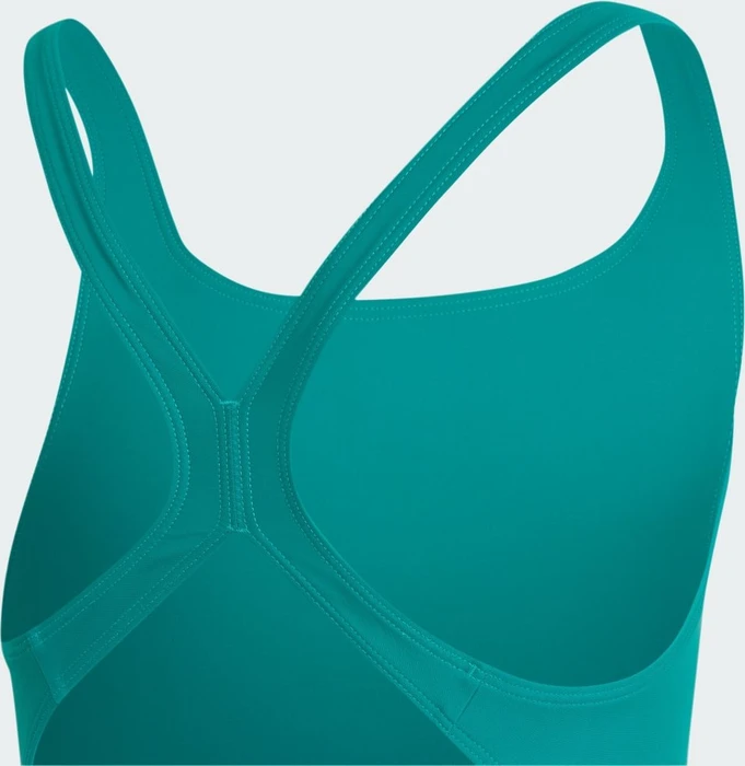 adidas 3-Streifen C-Back Badeanzug equipment green/clear mint (Junior)