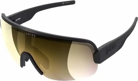 POC AIM uranium black/clarity road-partly sunny gold cat 2