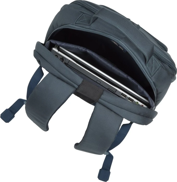 RivaCase 8460 Bulker Laptop Backpack 17.3" Aquamarine