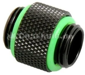 Bitspower Adapter 2x G1/4" lang schwarz