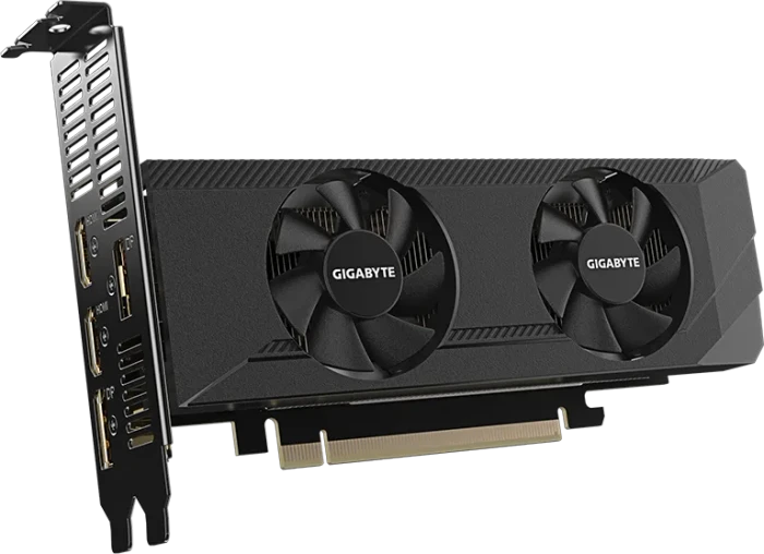 GIGABYTE GeForce RTX 3050 D6 Low Profile 6G, 6GB GDDR6, 2x HDMI, 2x DP