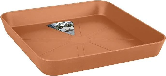 Elho Loft Urban Blumentopfuntersetzer eckig 22cm terra
