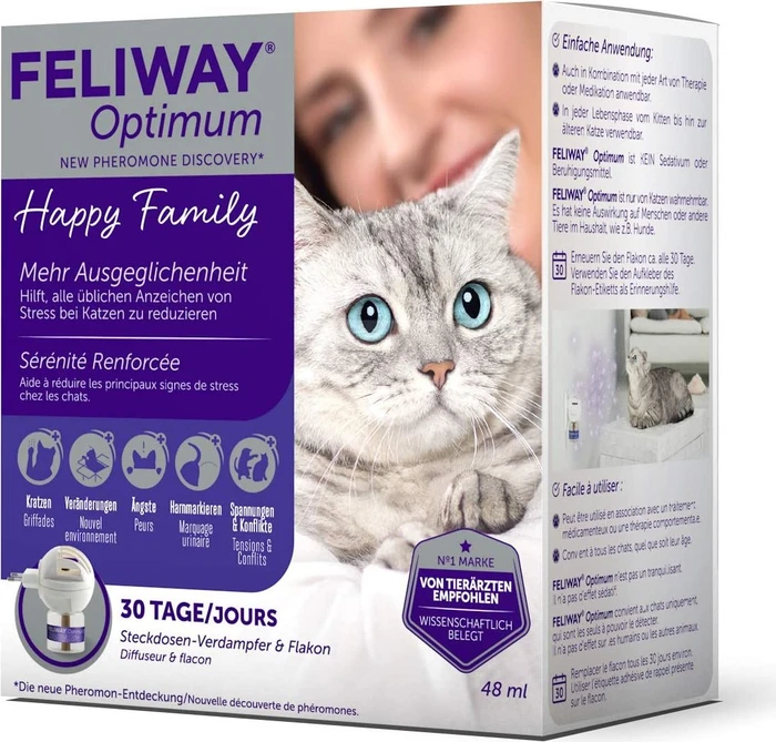 CEVA Feliway Optimum Starter-Set, Pheromon, Verdampfer, Bundle