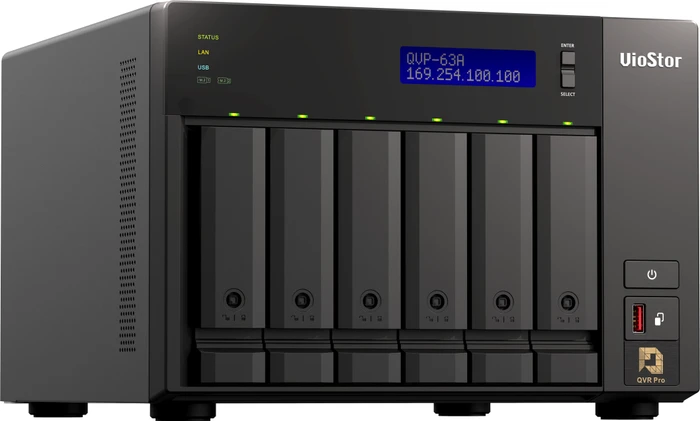 QNAP VioStor QVP-63A 8-Kanal, Netzwerk-Videorecorder