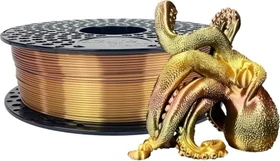 AzureFilm PLA Silk, Rainbow Amber, Spule, 1.75mm