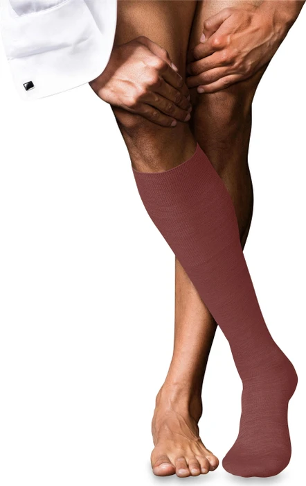 Falke No. 6 Finest Merino & Silk Socken rust (Herren)