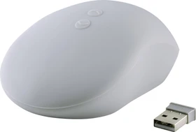 Renkforce Hygiene-Funkmaus grau, antimikrobiell, IP53 spritzwassergeschützt, USB
