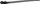 HellermannTyton SOFTFIX XL Kabelbinder ohne Verzahnung aus flexiblem TPU Material, 28mm, 580mm, schwarz, 3 Stück (115-28590)