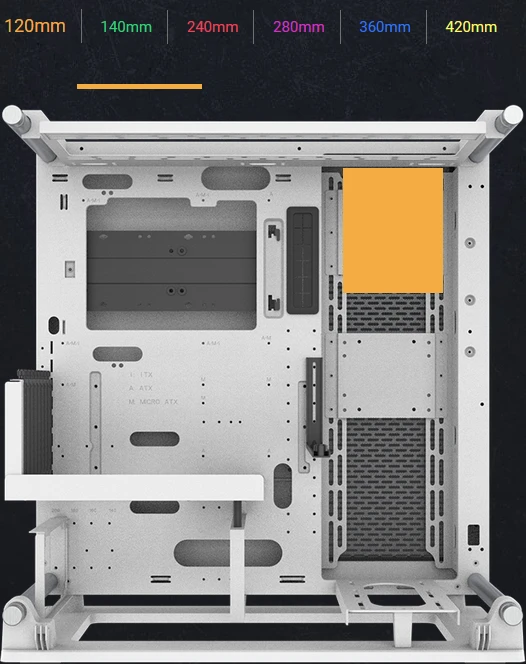 Thermaltake Core P3 TG Pro Snow Edition, weiß, Glasfenster