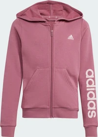 adidas Essentials Linear Logo Kapuze Hoodie preloved crimson/sandy pink (Junior)