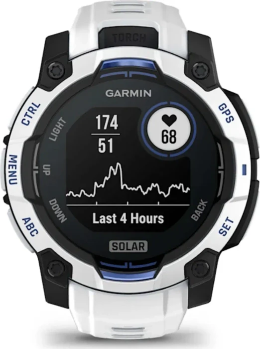 Garmin Instinct 3 Solar 45mm black/stone white