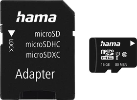 Hama R80 16GB Kit, UHS-I U1, Class 10