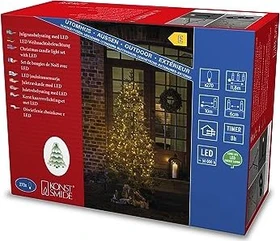 Konstsmide Lichterkette Baummantel 180cm LED 270x bernstein