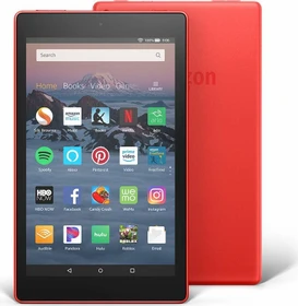 Amazon Fire HD 8 KFKAWI 2018, ohne Werbung, rot, 32GB