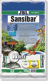 JBL Sansibar WHITE Bodengrund für Süßwasser und Meerwasser-Aquarien, 10kg