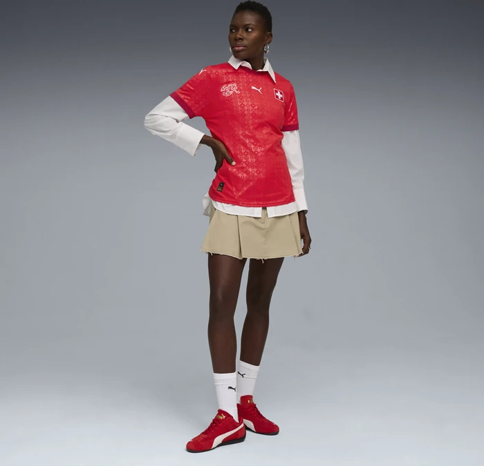 Puma UEFA EURO 2025 Schweiz Frauenteam Heimtrikot (Damen)