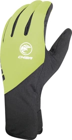 Chiba Softshell Light Fahrradhandschuhe neon yellow
