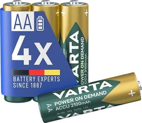 Varta Recharge Accu Power Mignon AA NiMH 2100mAh, 4er-Pack