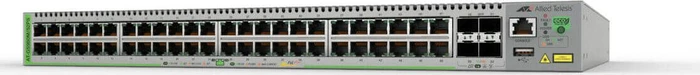 Allied Telesis CentreCOM GS980M Rackmount Gigabit Managed Switch, 48x RJ-45, 4x SFP, 740W PoE+