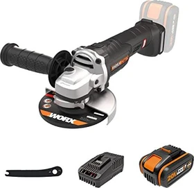 Worx 20V PowerShare Akku-Winkelschleifer inkl. Koffer + Akku 4.0Ah