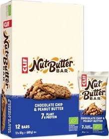 Clif Bar Nut Butter Chocolate&Peanut Butter 600g (12x 50g)