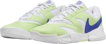 Nike NikeCourt Lite 4 white/light liquid lime/sapphire (Damen)