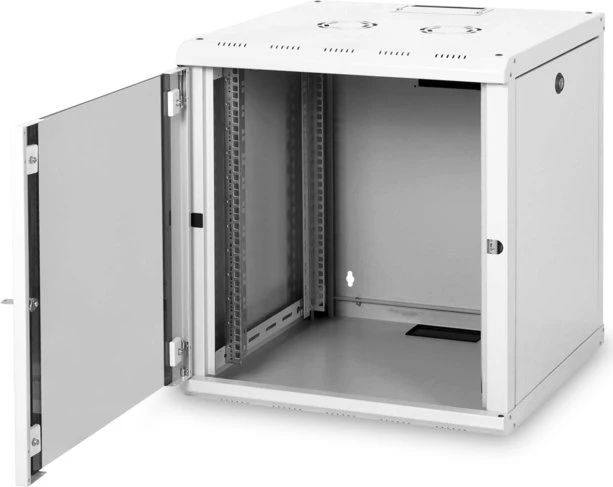 Digitus Professional Unique Serie Wandschrank 12HE, Sicherheitsglastür, IP2X, grau, 600mm tief