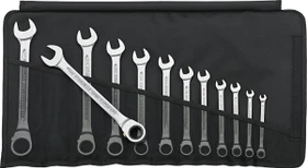 Stahlwille OPEN-RATCH 17a/12 zöllig Schraubenschlüsselsatz inkl. Tasche, 12-tlg.