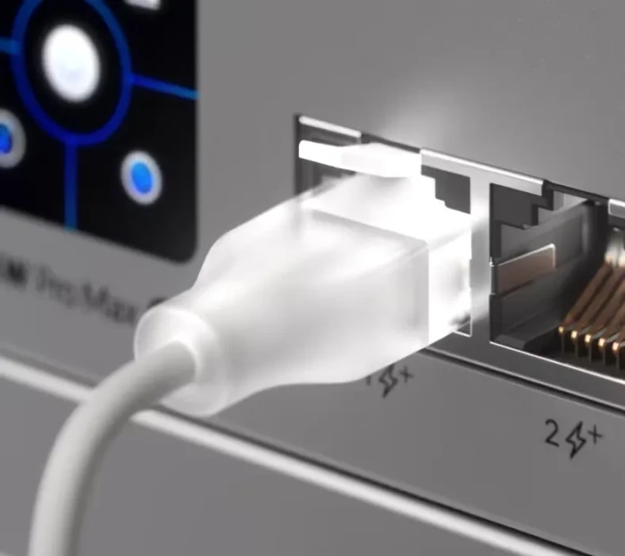 Ubiquiti UniFi Etherlighting Patchkabel, Cat6, RJ-45/RJ-45, 1m, weiß