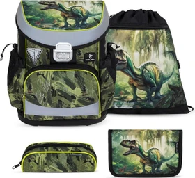 Belmil Mini-Fit Lost World Schultaschen-Set, 4-tlg.