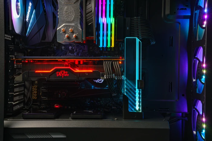 Cooler Master ARGB GPU Support Bracket, transparent/schwarz, Grafikkarten-Halterung 1-fach