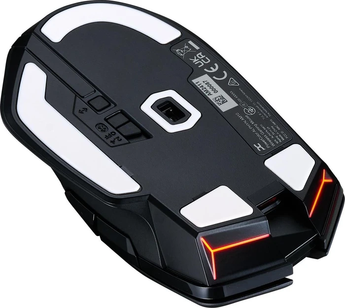 PowerColor Alphyn AM10 Wireless Gaming Mouse schwarz, USB/Bluetooth