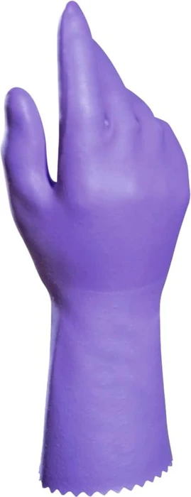 Spontex Haushaltshandschuhe Extra Comfort Latex Größe XL violett, 2 Stück