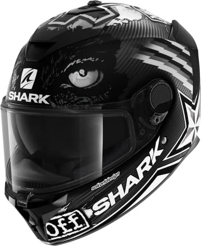 Shark Spartan GT Carbon Redding matt schwarz/weiß/grau